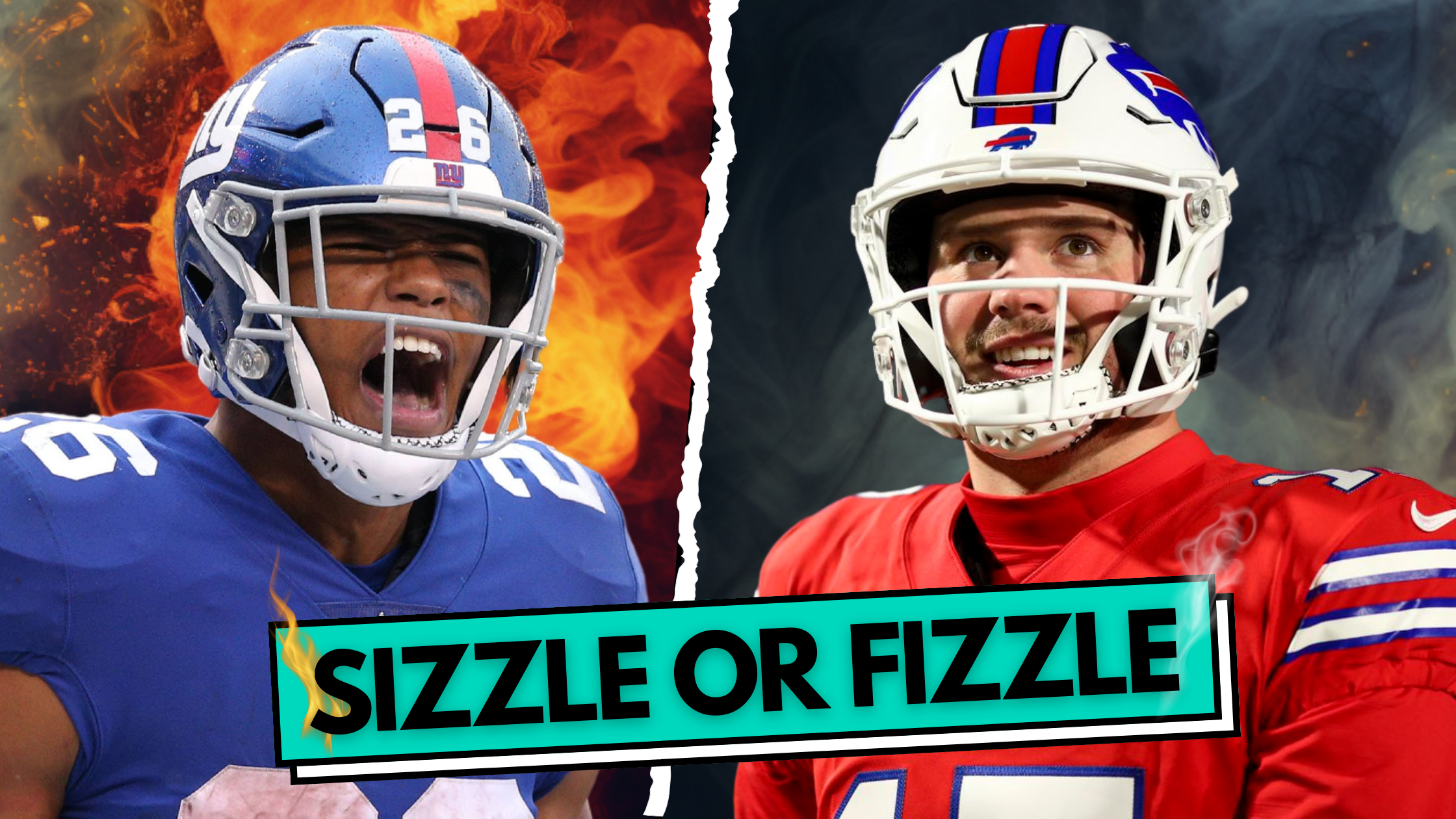 Saquon Barkley and Josh Allen highlight our Sizzle or Fizzle for Week 11.